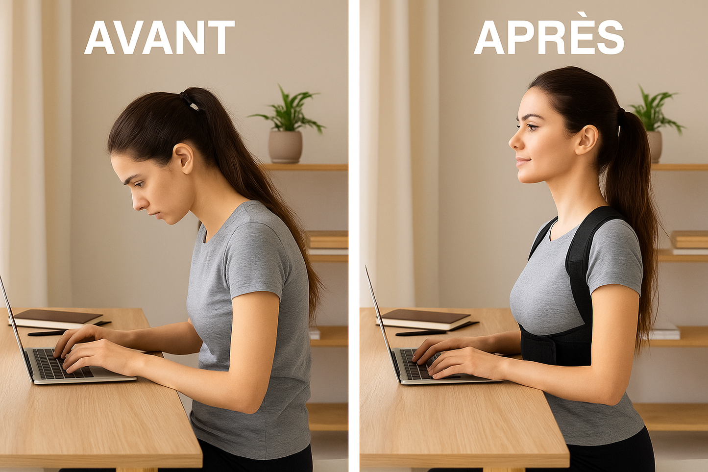 Correcteur de Posture Premium™ – Soulage le Dos et Redresse en 2 Semaines